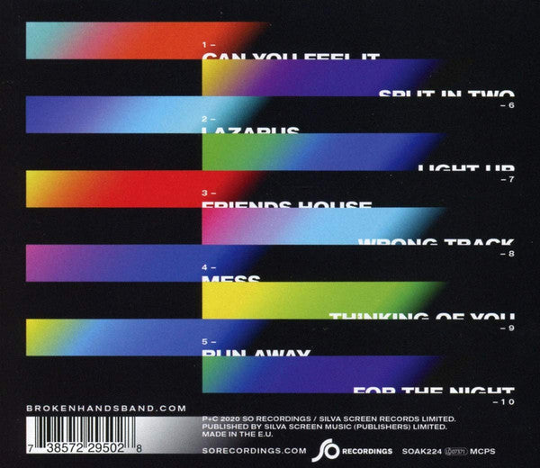 Broken Hands (2) : Split In Two (CD, Album)