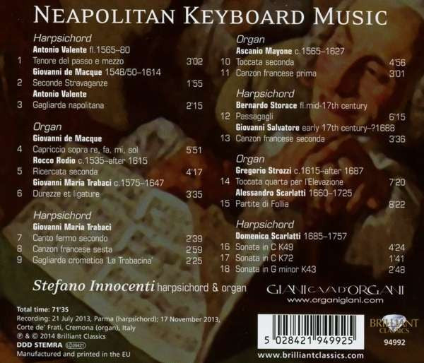 Various : Neapolitan Keyboard Music (CD)