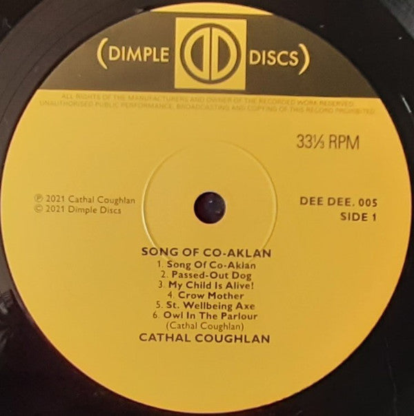 Cathal Coughlan : Song Of Co-Aklan (LP, Album, Ltd)