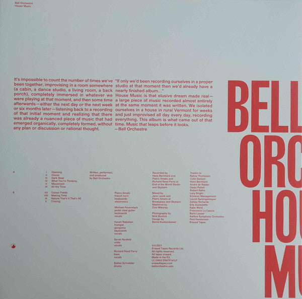Bell Orchestre : House Music (LP)