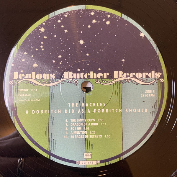 The Hackles : A Dobritch Did As A Dobritch Should (LP)