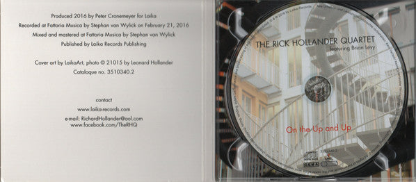 The Rick Hollander Quartet featuring Brian Levy (5) : On the Up and Up (CD, Album, Dig)