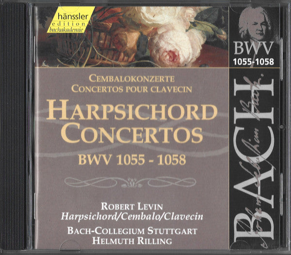 Johann Sebastian Bach - Robert Levin, Bachcollegium Stuttgart, Helmuth Rilling : Harpsichord Concertos BWV 1055-1058 (CD)