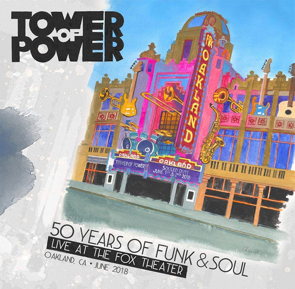 Tower Of Power : 50 Years Of Funk & Soul: Live At The Fox Theater-Oakland Ca-June 2018  (2xCD, Album + DVD-V)