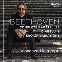 Ludwig van Beethoven, Vincenzo Maltempo : Beethoven: Complete Bagatelles; Diabelli & Eroica Variations (2xCD, Album)