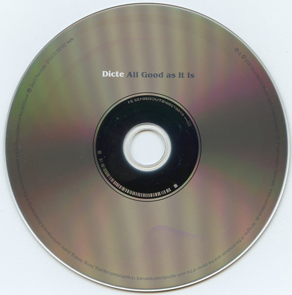 Dicte : All Good As It Is (CD, Album)