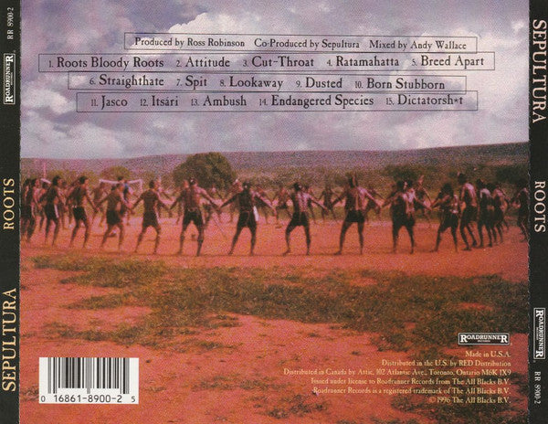 Sepultura : Roots (CD, Album)