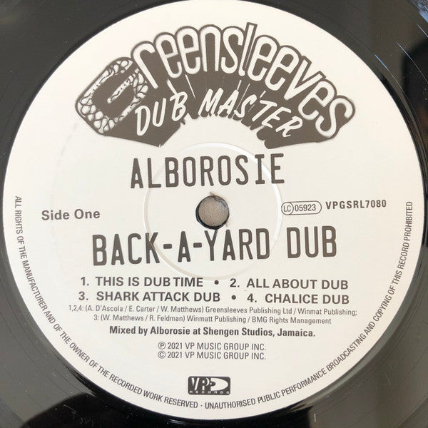 Alborosie : Back-A-Yard Dub (LP, Album)