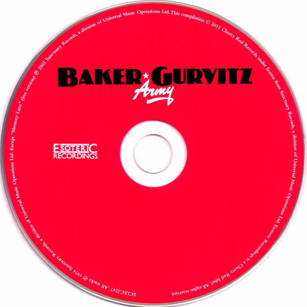 Baker Gurvitz Army : The Baker Gurvitz Army (CD, Album, RE, RM)
