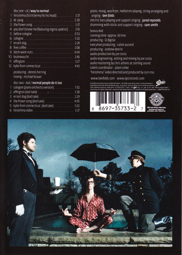 Ben Folds : Way To Normal (Deluxe Edition) (CD, Album + DVD)