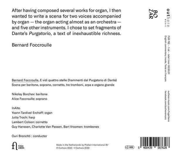 Bernard Foccroulle, Inalto : E Vidi Quattro Stelle   (CD, Album)