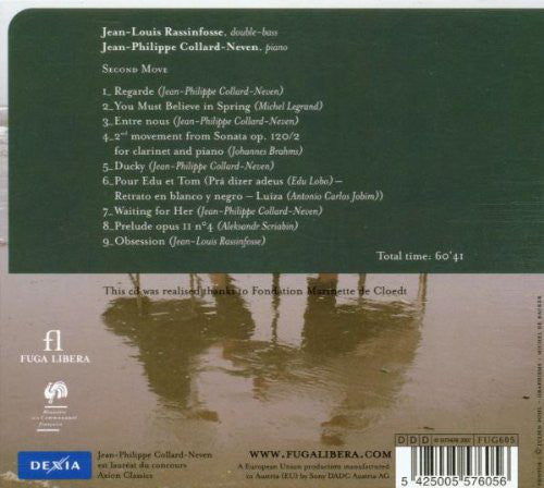 Jean-Louis Rassinfosse, Jean-Philippe Collard-Neven : Second Move (CD, Album)