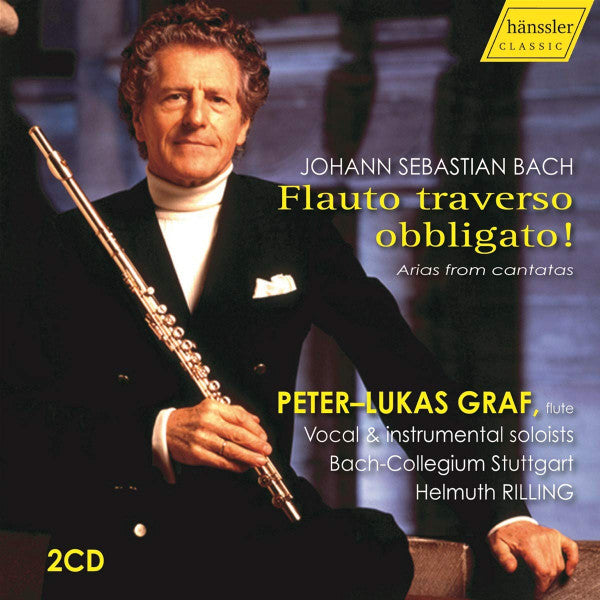 Johann Sebastian Bach, Peter-Lukas Graf, Bachcollegium Stuttgart, Helmuth Rilling : Flauto Traverso Obbligato! (2xCD, Album)