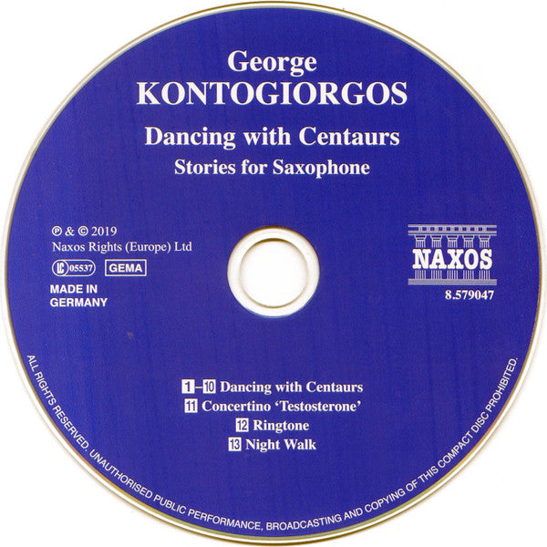 Γιώργος Κοντογιώργος, Stathis Mavrommatis, Christina Panteli, Orchestra Of Colours, Miltos Logiades : Stories For Saxophone (CD, Album)