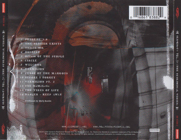 Slipknot : Vol. 3: (The Subliminal Verses) (CD, Album)