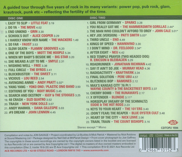 Jon Savage : Jon Savage's 1972-1976 (All Our Times Have Come) (2xCD, Comp, Mono)