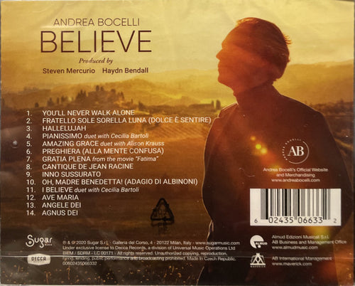 Andrea Bocelli : Believe (CD, Album)