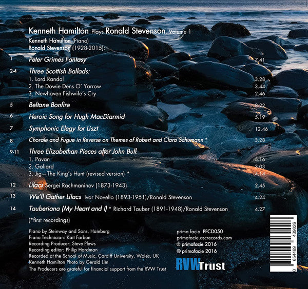 Ronald Stevenson - Kenneth Hamilton (3) : Kenneth Hamilton Plays Ronald Stevenson, Volume 1 (CD, Album)