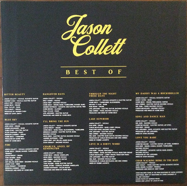 Jason Collett : Best Of (LP, Comp)