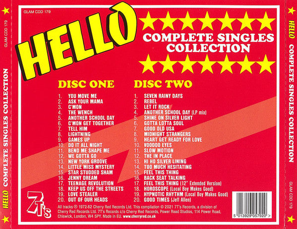 Hello : Complete Singles Collection  (2xCD, Comp)