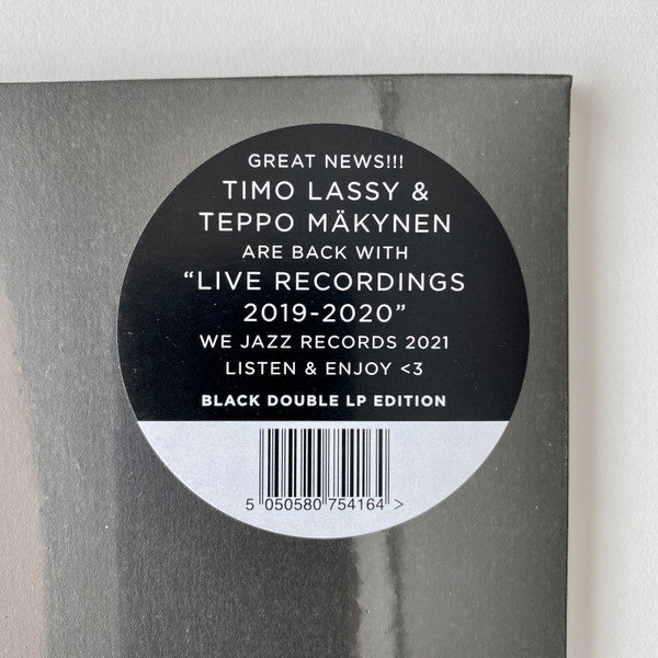 Timo Lassy & Teppo Mäkynen : Live Recordings 2019-2020 (2xLP, Album)