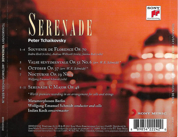 Pyotr Ilyich Tchaikovsky, Metamorphosen Berlin, Wolfgang Emanuel Schmidt, Indira Koch : Serenade (CD, Album)