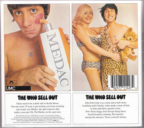 The Who : The Who Sell Out (CD, Album, Mono, RE + CD, Album, RE + RM, Del)