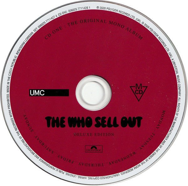 The Who : The Who Sell Out (CD, Album, Mono, RE + CD, Album, RE + RM, Del)