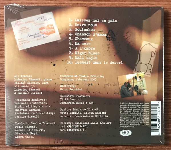 Ludovico Einaudi, Ballaké Sissoko : Diario Mali (CD, Album, RE, Dig)