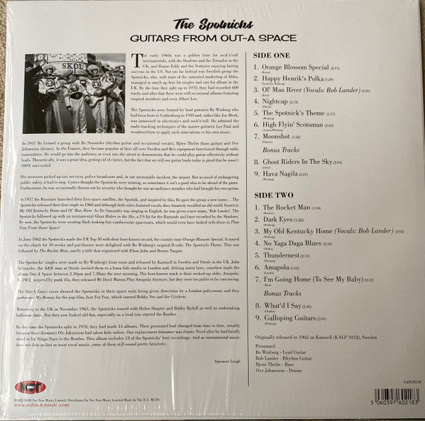 The Spotnicks : Guitars From Out-A Space (LP, Album, RE, 180)