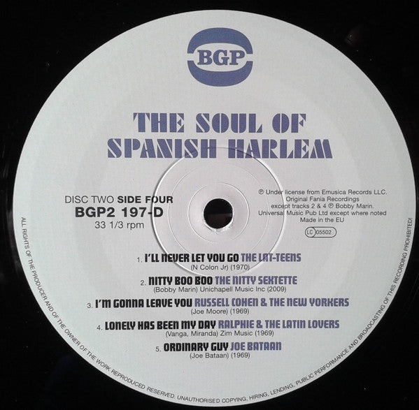Various : The Soul Of Spanish Harlem (2xLP, Comp)