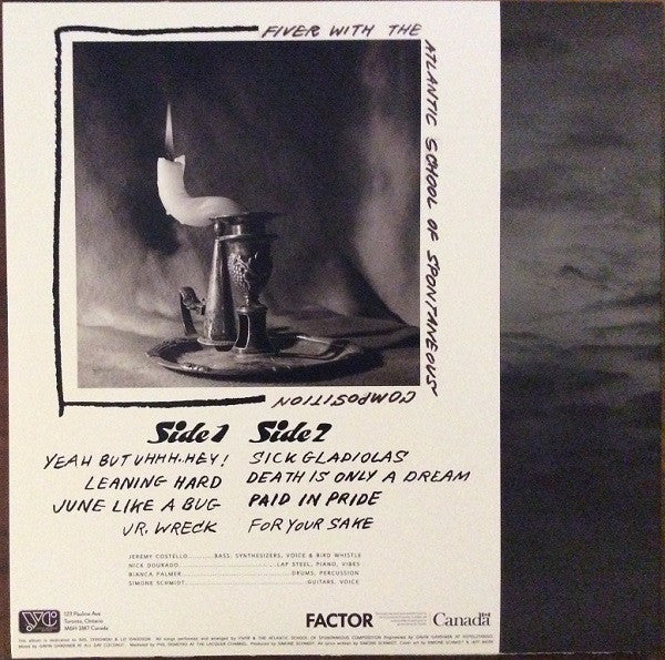 Fiver (3) With The Atlantic School Of Spontaneous Composition : Fiver With The Atlantic School Of Spontaneous Composition (LP, Album)
