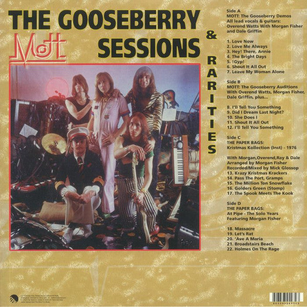Mott (3) : The Gooseberry Sessions & Rarities (2xLP, Comp, RE)