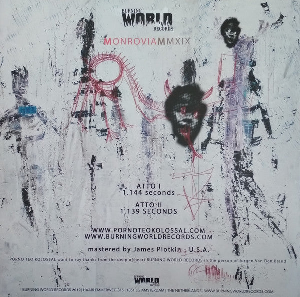 Porno Teo Kolossal : Monrovia MMXIX (LP, Album)