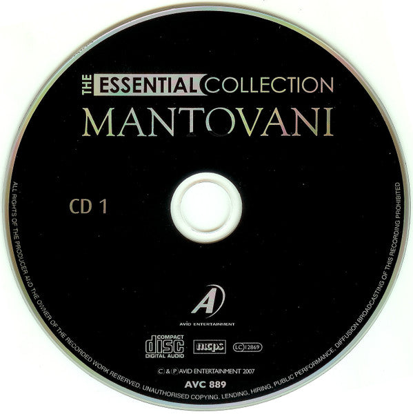 Mantovani And His Orchestra : The Essential Collection (2xCD, Comp)