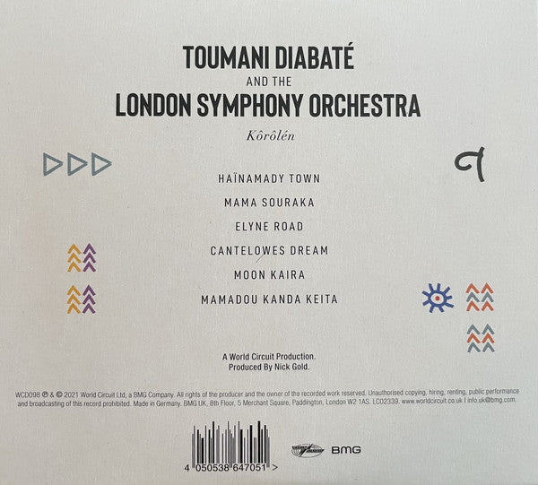 Toumani Diabaté And The London Symphony Orchestra : Kôrôlén (CD, Album)