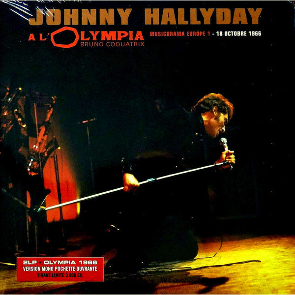Johnny Hallyday : À L'Olympia Musicorama Europe 1 - 18 Octobre 1966 (2xLP, Mono, Ltd)