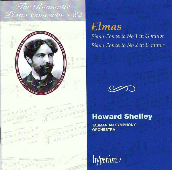 Stéphan Elmas – Howard Shelley, Tasmanian Symphony Orchestra : Piano Concerto No. 1 In G Minor • Piano Concerto No. 2 In D Minor (CD, Album)