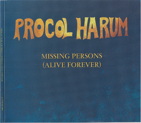 Procol Harum : Missing Persons (Alive Forever) (CD, Single)
