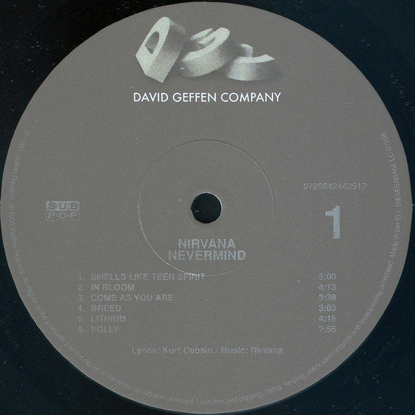 Nirvana : Nevermind (LP, Album, RE, RM, 180)