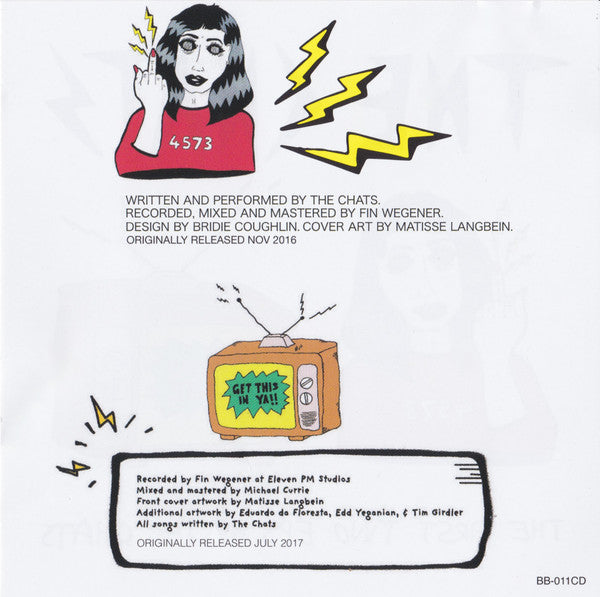 The Chats (2) : The First Two EPs By The Chats (CD, Comp)