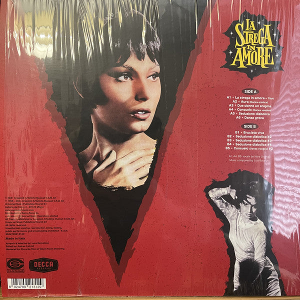 Luis Bacalov : La Strega In Amore (LP, Album, RM)