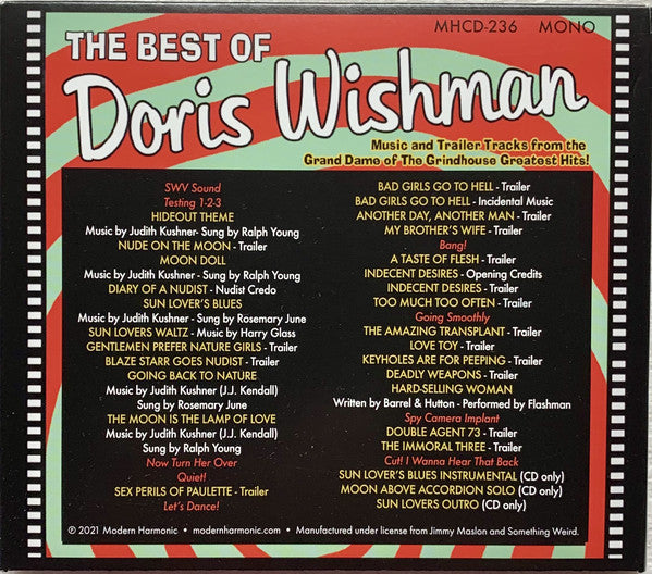 Doris Wishman : The Best Of Doris Wishman (CD, Comp, Mono + DVD)