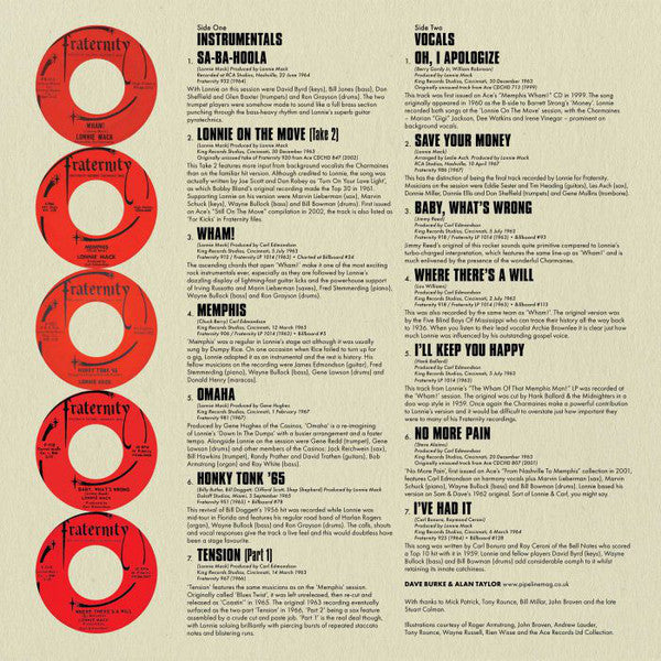 Lonnie Mack : Sa-Ba-Hoola! Two Sides Of (LP, Comp)