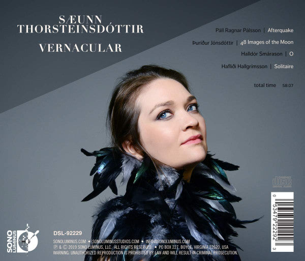 Sæunn Þorsteinsdóttir : Vernacular (CD, Album)