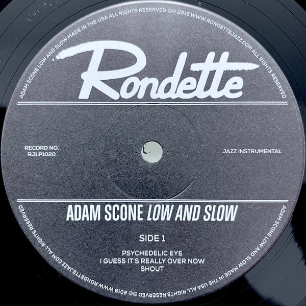 Adam Scone : Low & Slow (LP, Album, Ltd)