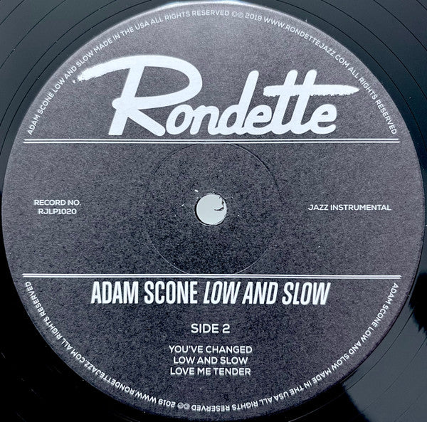 Adam Scone : Low & Slow (LP, Album, Ltd)
