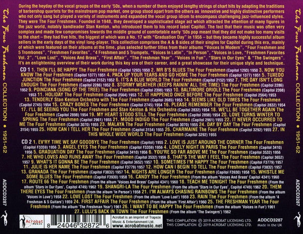 The Four Freshmen : Collection 1951-62 (2xCD, Comp)