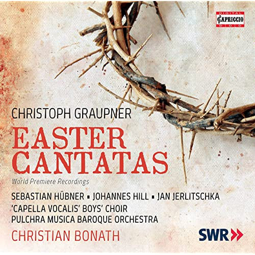 Christoph Graupner, Christian J. Bonath, Sebastian Hübner, Johannes Hill, Jan Jerlitschka, Barockorchester Pulchra Musica : Easter Cantatas (CD, Album)