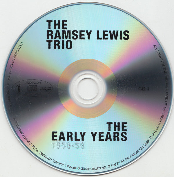 The Ramsey Lewis Trio : The Early Years 1956-59 (2xCDr, Comp)